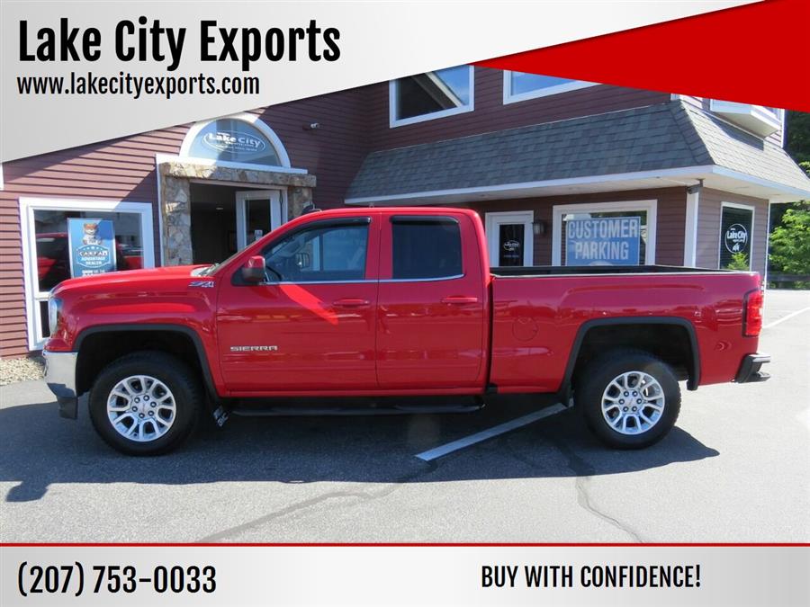 Used GMC Sierra 1500 SLE 4x4 4dr Double Cab 6.5 ft. SB 2016 | Lake City Exports Inc. Auburn, Maine Used GMC Sierra 1500 SLE 4x4 4dr Double Cab 6.5 ft. SB 2016 | Lake City Exports Inc. Auburn, Maine