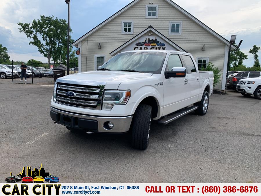 2013 Ford F-150 4WD SuperCrew 157" Lariat, available for sale in East Windsor, Connecticut | Car City LLC. East Windsor, Connecticut