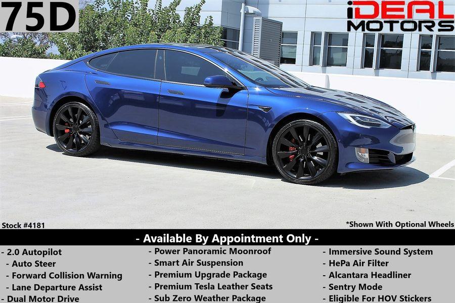 Used Tesla Model s 75D Sedan 4D 2018 | Ideal Motors. Costa Mesa, California Used Tesla Model s 75D Sedan 4D 2018 | Ideal Motors. Costa Mesa, California