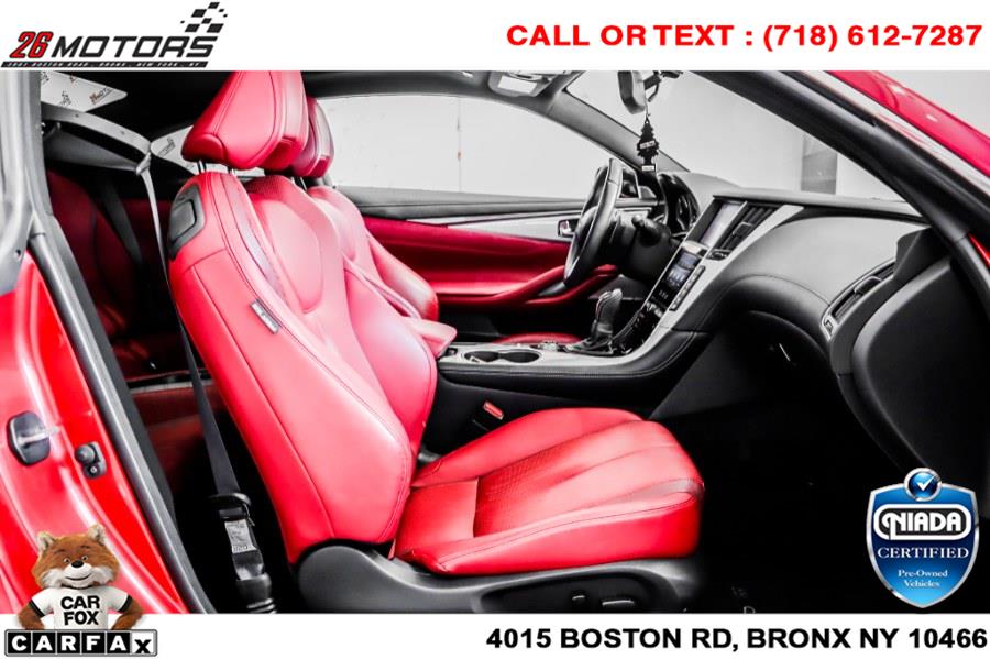 Used INFINITI Q60 RED SPORT 400 AWD 2018 | 26 Motors Corp. Bronx, New York Used INFINITI Q60 RED SPORT 400 AWD 2018 | 26 Motors Corp. Bronx, New York
