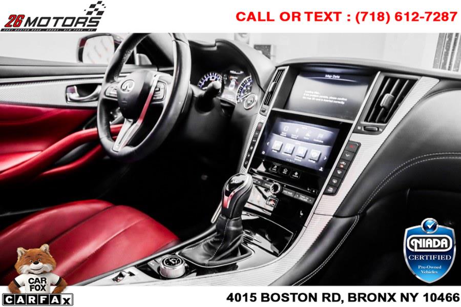 Used INFINITI Q60 RED SPORT 400 AWD 2018 | 26 Motors Corp. Bronx, New York Used INFINITI Q60 RED SPORT 400 AWD 2018 | 26 Motors Corp. Bronx, New York