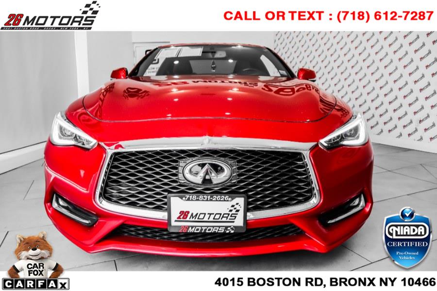 Used INFINITI Q60 RED SPORT 400 AWD 2018 | 26 Motors Corp. Bronx, New York Used INFINITI Q60 RED SPORT 400 AWD 2018 | 26 Motors Corp. Bronx, New York