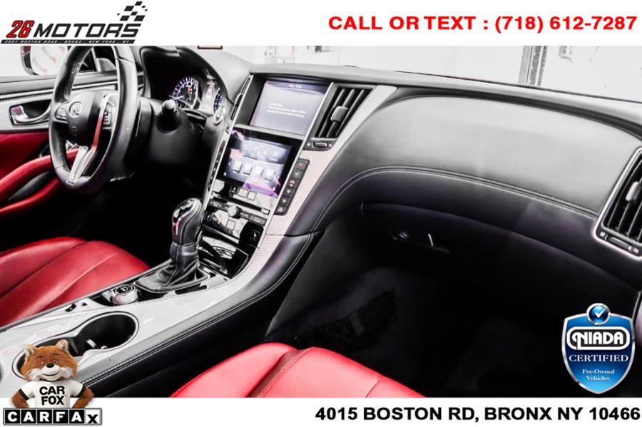 Used INFINITI Q60 RED SPORT 400 AWD 2018 | 26 Motors Corp. Bronx, New York Used INFINITI Q60 RED SPORT 400 AWD 2018 | 26 Motors Corp. Bronx, New York