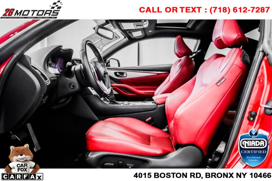 Used INFINITI Q60 RED SPORT 400 AWD 2018 | 26 Motors Corp. Bronx, New York Used INFINITI Q60 RED SPORT 400 AWD 2018 | 26 Motors Corp. Bronx, New York
