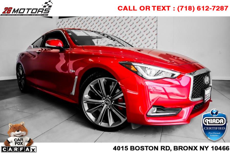Used INFINITI Q60 RED SPORT 400 AWD 2018 | 26 Motors Corp. Bronx, New York Used INFINITI Q60 RED SPORT 400 AWD 2018 | 26 Motors Corp. Bronx, New York