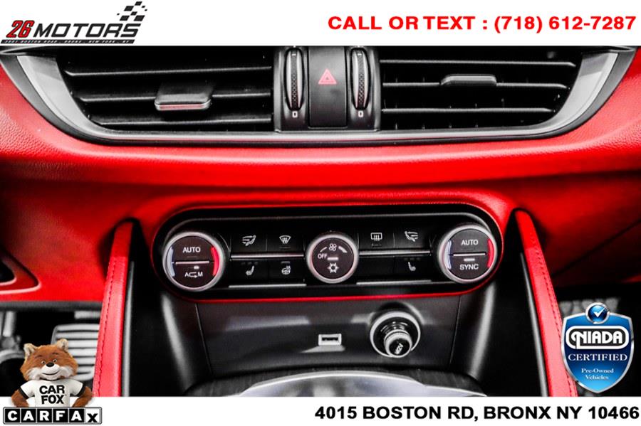 Used Alfa Romeo Stelvio Ti Sport AWD 2018 | 26 Motors Corp. Bronx, New York Used Alfa Romeo Stelvio Ti Sport AWD 2018 | 26 Motors Corp. Bronx, New York