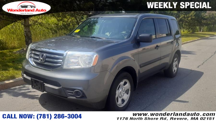 2012 Honda Pilot 4WD 4dr LX, available for sale in Revere, Massachusetts | Wonderland Auto. Revere, Massachusetts