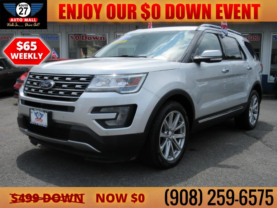 Used Ford Explorer Limited 4WD 2017 | Route 27 Auto Mall. Linden, New Jersey