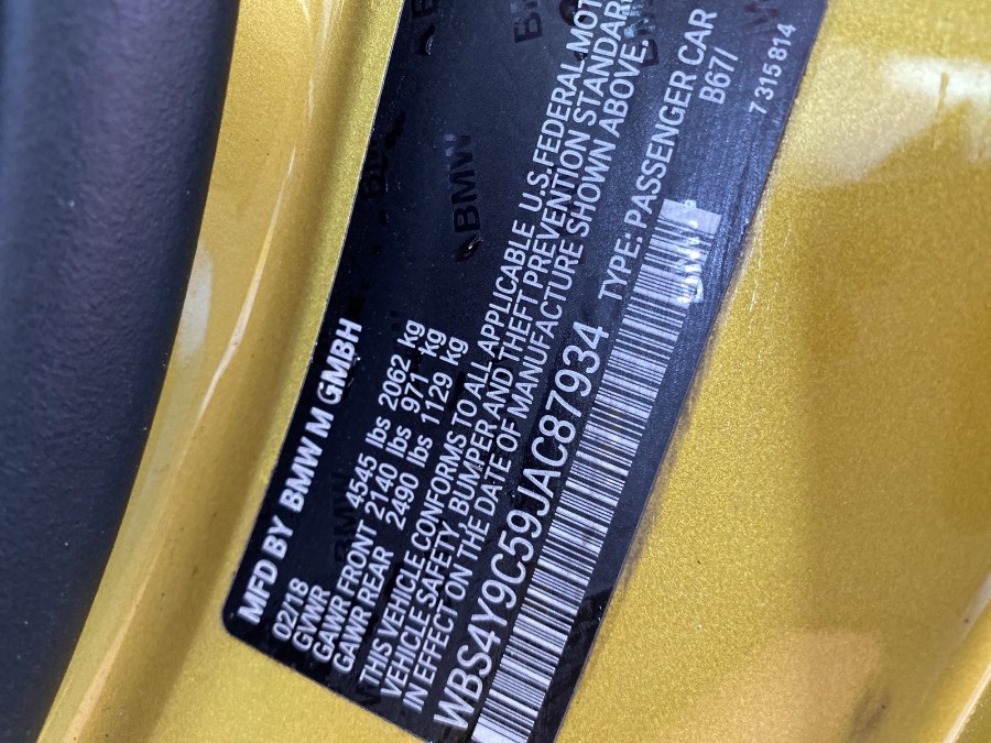 Used BMW M4 Coupe 2018 | Hillside Used Cars. Jamaica, New York Used BMW M4 Coupe 2018 | Hillside Used Cars. Jamaica, New York