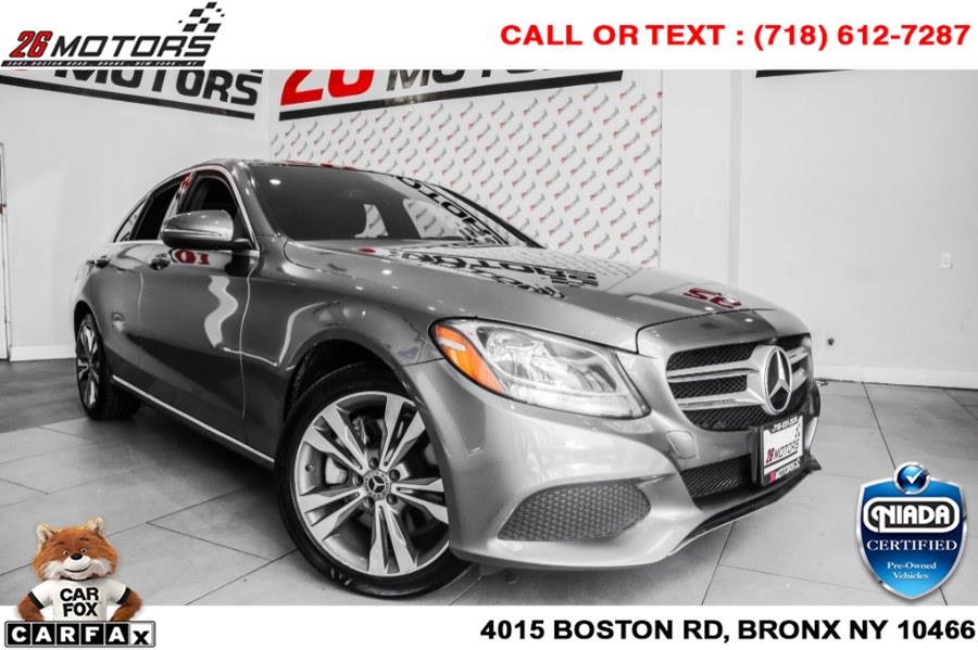 Used Mercedes-Benz C-Class C 300 4MATIC Sedan 2018 | 26 Motors Corp. Bronx, New York Used Mercedes-Benz C-Class C 300 4MATIC Sedan 2018 | 26 Motors Corp. Bronx, New York