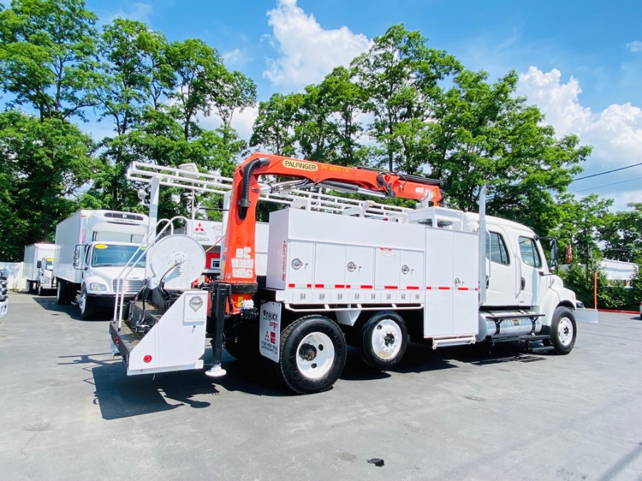 2010 Freightliner M2 CREW CAB PALFINGER PK 11001 CRANE UTILITY MECHANIC, available for sale in South Amboy, New Jersey | NJ Truck Spot. South Amboy, New Jersey 2010 Freightliner M2 CREW CAB PALFINGER PK 11001 CRANE UTILITY MECHANIC, available for sale in South Amboy, New Jersey | NJ Truck Spot. South Amboy, New Jersey