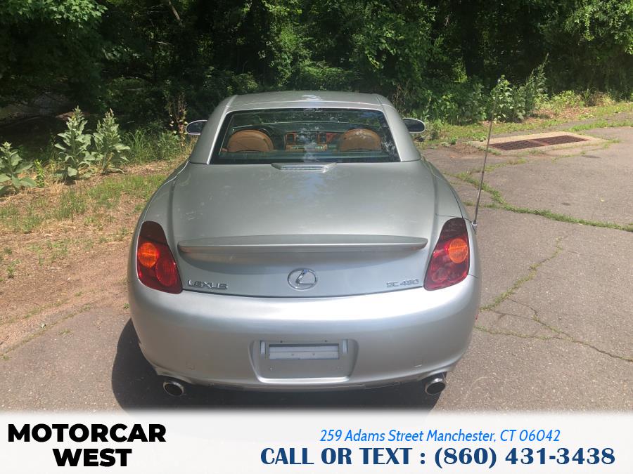 2002 Lexus SC 430 2dr Convertible, available for sale in Manchester, Connecticut | Motorcar West. Manchester, Connecticut 2002 Lexus SC 430 2dr Convertible, available for sale in Manchester, Connecticut | Motorcar West. Manchester, Connecticut