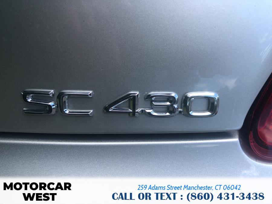 2002 Lexus SC 430 2dr Convertible, available for sale in Manchester, Connecticut | Motorcar West. Manchester, Connecticut 2002 Lexus SC 430 2dr Convertible, available for sale in Manchester, Connecticut | Motorcar West. Manchester, Connecticut