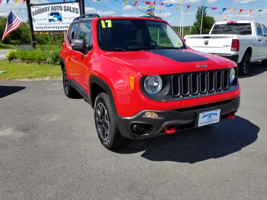 Used Jeep Renegade Trailhawk 4x4 2017 | Fairway Auto Sales. Hancock, Maine Used Jeep Renegade Trailhawk 4x4 2017 | Fairway Auto Sales. Hancock, Maine