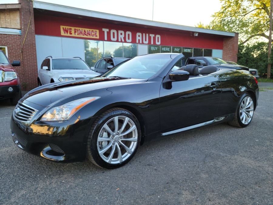 2010 Infiniti G37 Convertible 6 Speed Manual Sort PKG RWD, available for sale in East Windsor, Connecticut | Toro Auto. East Windsor, Connecticut