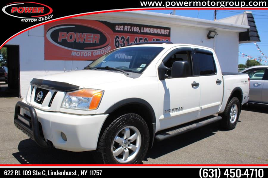 2012 Nissan Titan 4WD Crew Cab SWB PRO-4X, available for sale in Lindenhurst, New York | Power Motor Group. Lindenhurst, New York