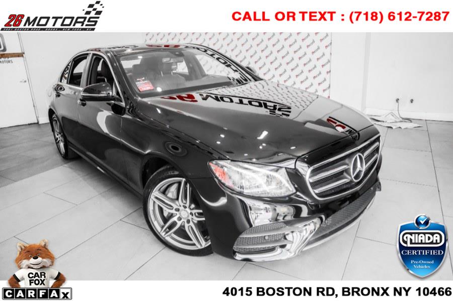 Used Mercedes-Benz E-Class E 300 Sport 4MATIC Sedan 2017 | 26 Motors Corp. Bronx, New York Used Mercedes-Benz E-Class E 300 Sport 4MATIC Sedan 2017 | 26 Motors Corp. Bronx, New York