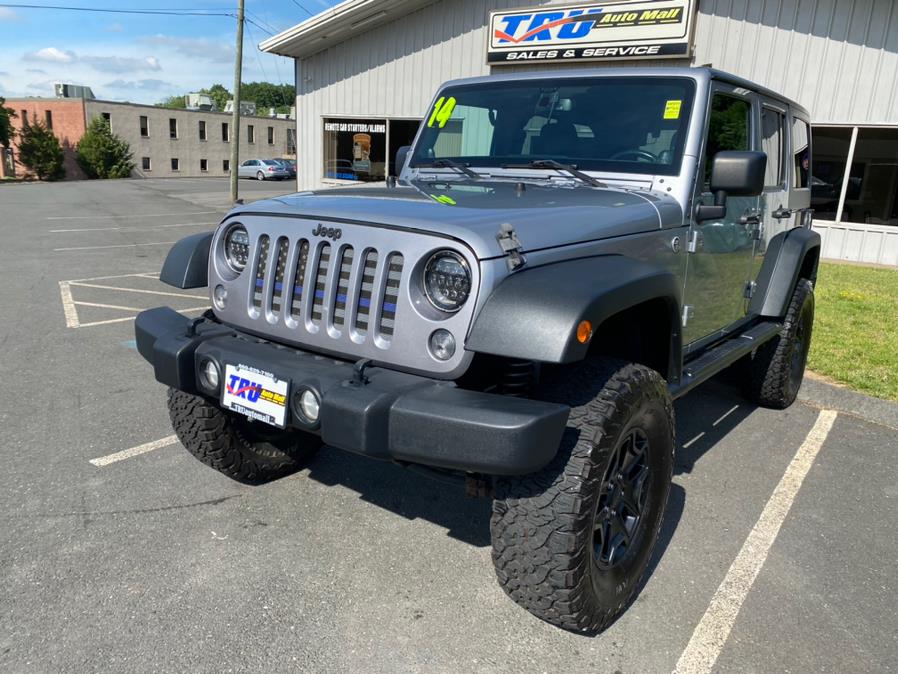 2014 Jeep Wrangler Unlimited 4WD 4dr Willys Wheeler, available for sale in Berlin, Connecticut | Tru Auto Mall. Berlin, Connecticut 2014 Jeep Wrangler Unlimited 4WD 4dr Willys Wheeler, available for sale in Berlin, Connecticut | Tru Auto Mall. Berlin, Connecticut