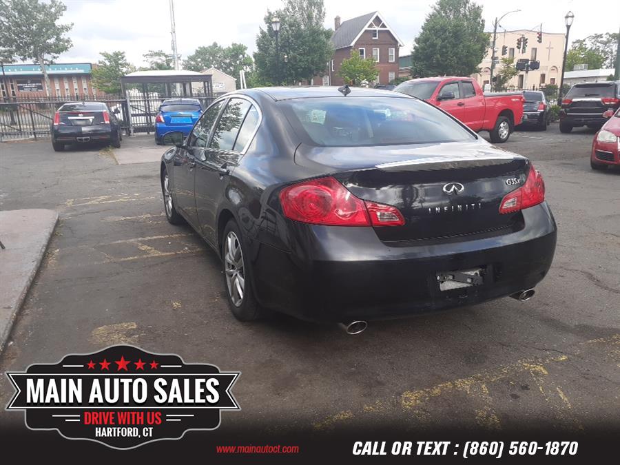 Used Infiniti G35 Sedan 4dr Auto G35x AWD 2007 | Main Auto Sales LLC. Hartford, Connecticut Used Infiniti G35 Sedan 4dr Auto G35x AWD 2007 | Main Auto Sales LLC. Hartford, Connecticut
