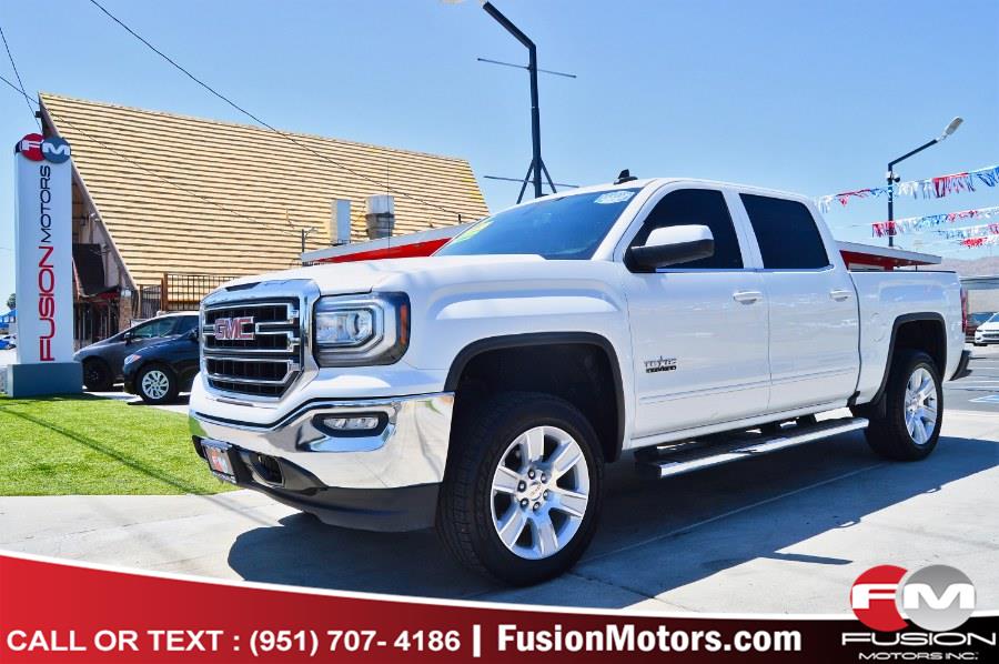2017 GMC Sierra 1500 2WD Crew Cab 143.5" SLE, available for sale in Moreno Valley, California | Fusion Motors Inc. Moreno Valley, California