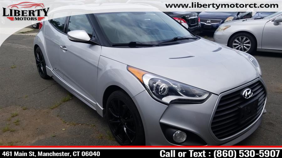 Used Hyundai Veloster 3dr Cpe Man Turbo w/Blue Int 2014 | Liberty Motors. Manchester, Connecticut Used Hyundai Veloster 3dr Cpe Man Turbo w/Blue Int 2014 | Liberty Motors. Manchester, Connecticut