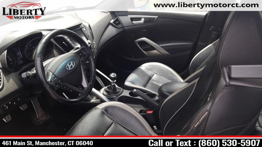 Used Hyundai Veloster 3dr Cpe Man Turbo w/Blue Int 2014 | Liberty Motors. Manchester, Connecticut Used Hyundai Veloster 3dr Cpe Man Turbo w/Blue Int 2014 | Liberty Motors. Manchester, Connecticut