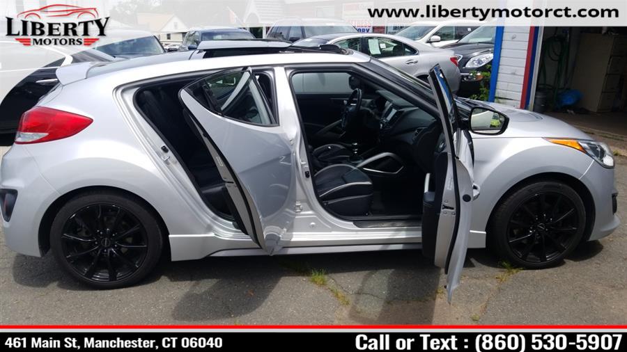 Used Hyundai Veloster 3dr Cpe Man Turbo w/Blue Int 2014 | Liberty Motors. Manchester, Connecticut Used Hyundai Veloster 3dr Cpe Man Turbo w/Blue Int 2014 | Liberty Motors. Manchester, Connecticut