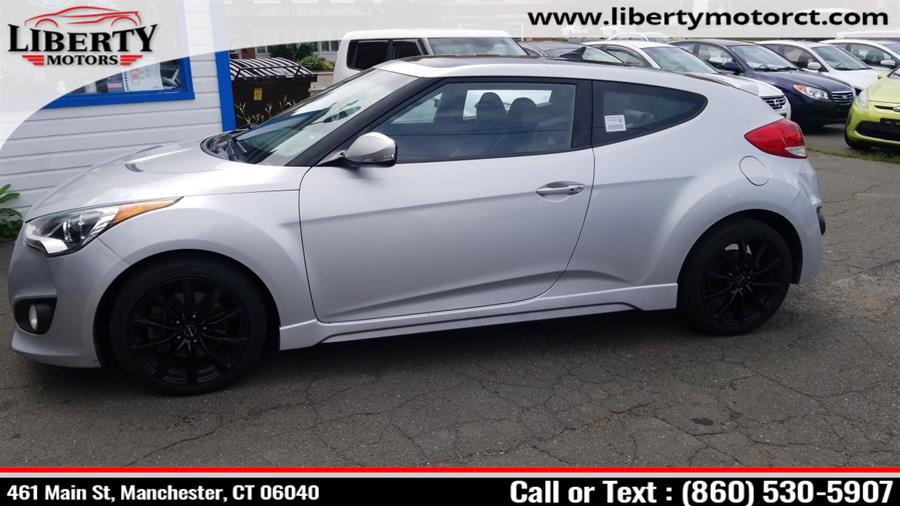 Used Hyundai Veloster 3dr Cpe Man Turbo w/Blue Int 2014 | Liberty Motors. Manchester, Connecticut Used Hyundai Veloster 3dr Cpe Man Turbo w/Blue Int 2014 | Liberty Motors. Manchester, Connecticut