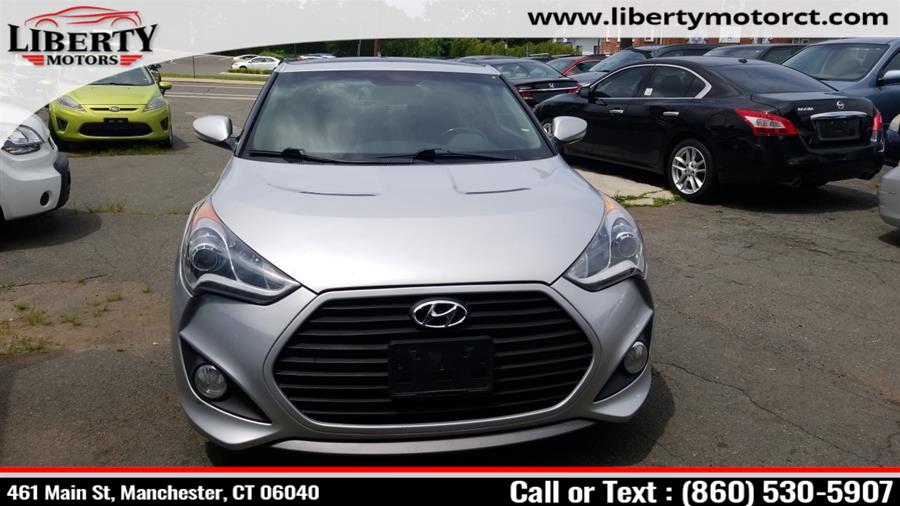 Used Hyundai Veloster 3dr Cpe Man Turbo w/Blue Int 2014 | Liberty Motors. Manchester, Connecticut Used Hyundai Veloster 3dr Cpe Man Turbo w/Blue Int 2014 | Liberty Motors. Manchester, Connecticut