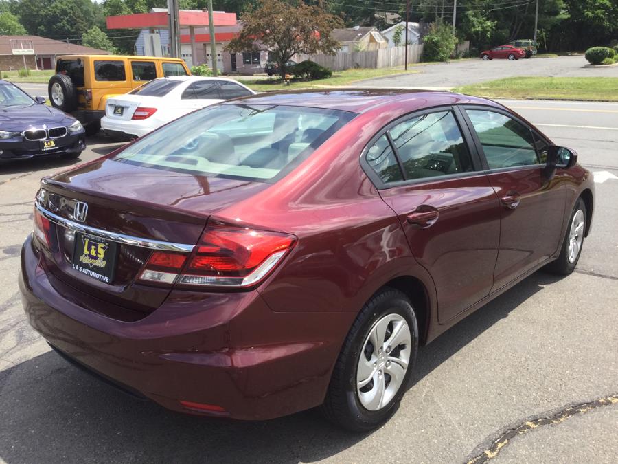 Used Honda Civic Sedan 4dr CVT LX 2015 | L&S Automotive LLC. Plantsville, Connecticut
