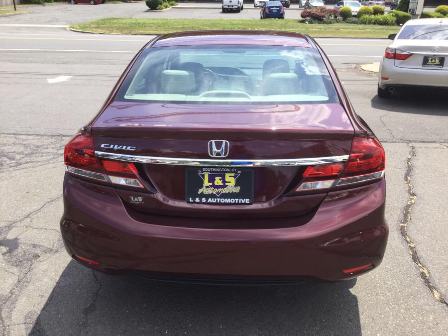 Used Honda Civic Sedan 4dr CVT LX 2015 | L&S Automotive LLC. Plantsville, Connecticut