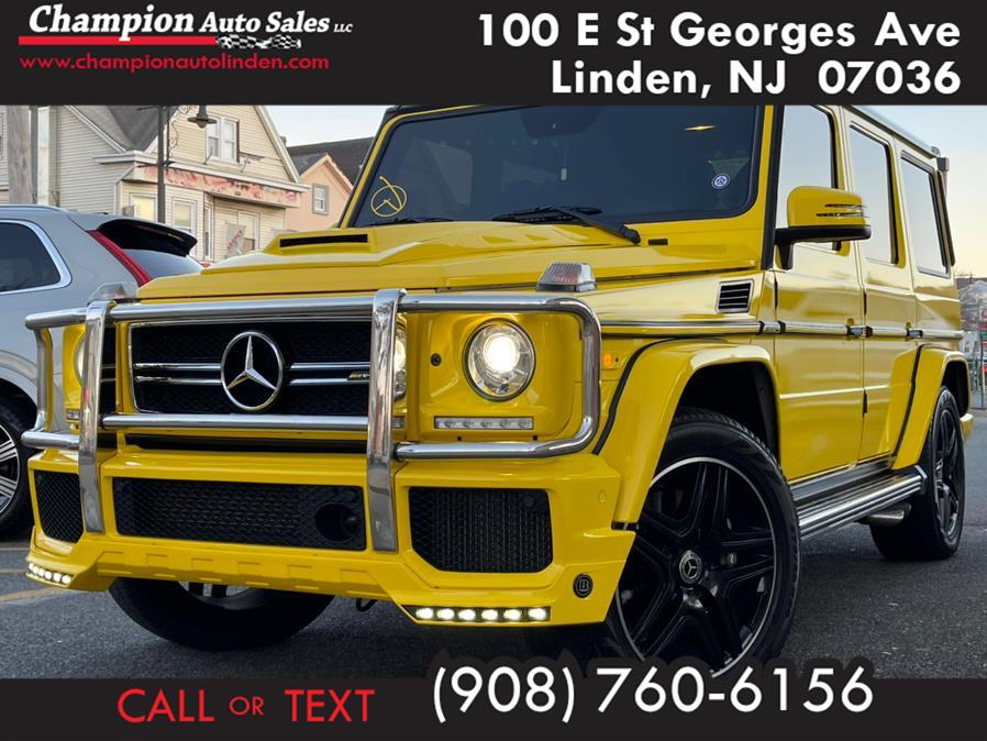 2015 Mercedes-Benz G-Class 4MATIC 4dr G63 AMG, available for sale in Linden, New Jersey | Champion Used Auto Sales. Linden, New Jersey