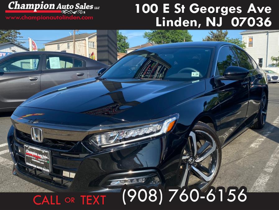 2018 Honda Accord Sedan Sport 2.0T Auto, available for sale in Linden, New Jersey | Champion Used Auto Sales. Linden, New Jersey