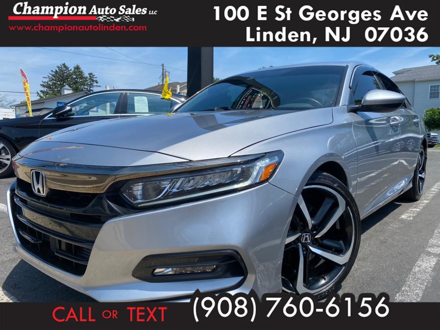 2018 Honda Accord Sedan Sport 1.5T CVT, available for sale in Linden, New Jersey | Champion Used Auto Sales. Linden, New Jersey