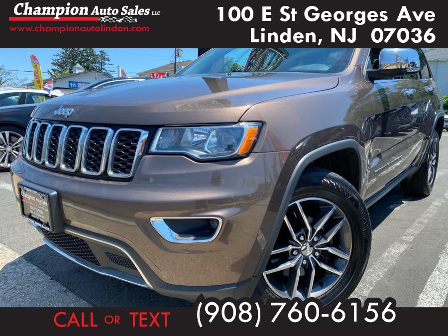 2018 Jeep Grand Cherokee Limited 4x4, available for sale in Linden, New Jersey | Champion Used Auto Sales. Linden, New Jersey