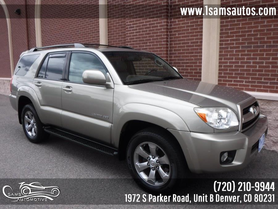 2008 Toyota 4Runner 4WD 4dr V6 Limited (Natl), available for sale in Denver, Colorado | Sam's Automotive. Denver, Colorado 2008 Toyota 4Runner 4WD 4dr V6 Limited (Natl), available for sale in Denver, Colorado | Sam's Automotive. Denver, Colorado