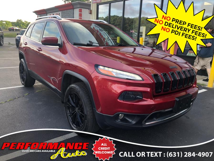 2015 Jeep Cherokee 4WD 4dr Limited, available for sale in Bohemia, New York | Performance Auto Inc. Bohemia, New York
