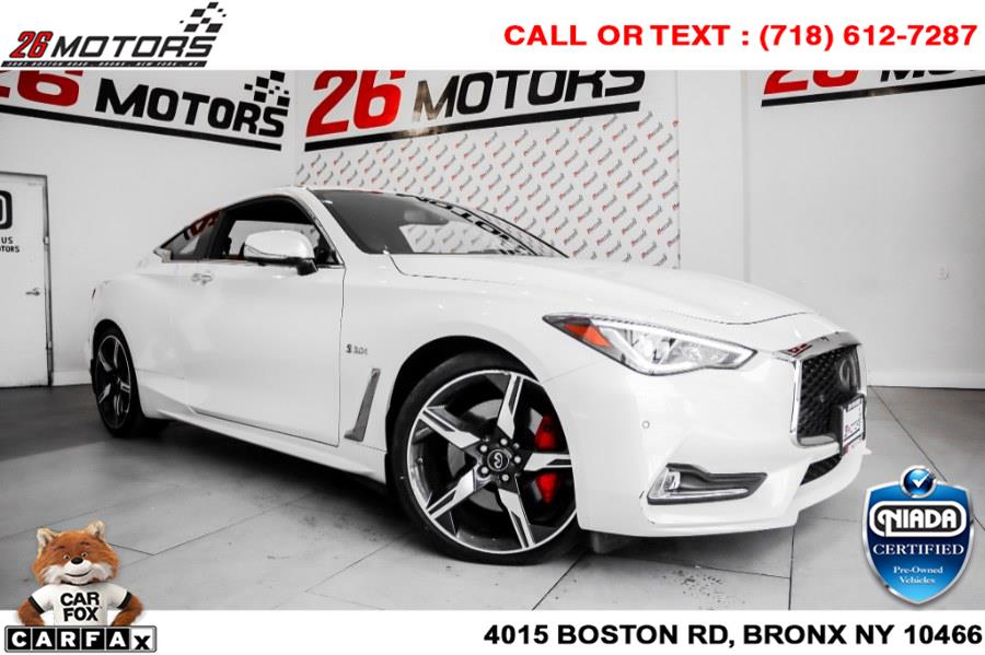Used INFINITI Q60 RED SPORT 400 AWD 2018 | 26 Motors Corp. Bronx, New York Used INFINITI Q60 RED SPORT 400 AWD 2018 | 26 Motors Corp. Bronx, New York