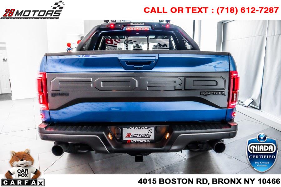 Used Ford F-150 Raptor 4WD SuperCrew 5.5'' Box 2018 | 26 Motors Corp. Bronx, New York Used Ford F-150 Raptor 4WD SuperCrew 5.5'' Box 2018 | 26 Motors Corp. Bronx, New York