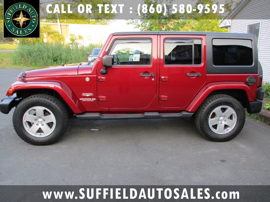 2011 Jeep Wrangler Unlimited 4WD 4dr Sahara, available for sale in Suffield, Connecticut | Suffield Auto LLC. Suffield, Connecticut