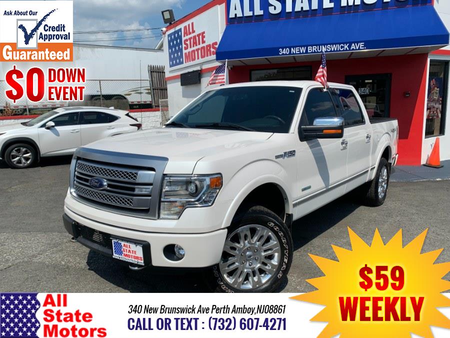 2013 Ford F-150 4WD SuperCrew 145" Platinum, available for sale in Perth Amboy, New Jersey | All State Motor Inc. Perth Amboy, New Jersey