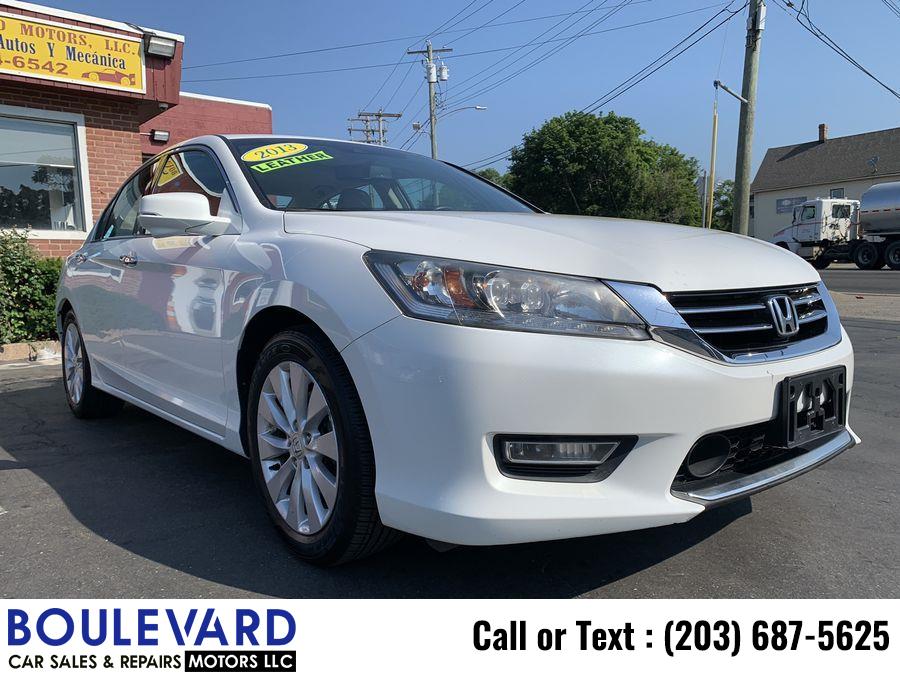 2013 Honda Accord Touring Sedan 4D, available for sale in New Haven, Connecticut | Boulevard Motors LLC. New Haven, Connecticut