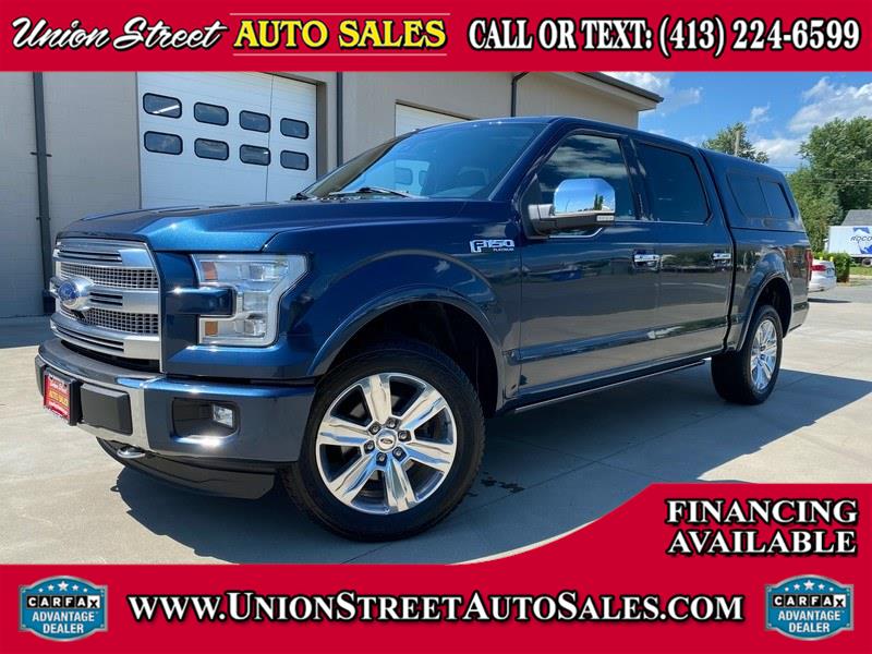 2016 Ford F-150 4WD SuperCrew 145" Platinum, available for sale in West Springfield, Massachusetts | Union Street Auto Sales. West Springfield, Massachusetts