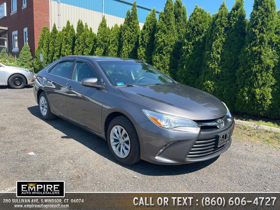 2016 Toyota Camry 4dr Sdn I4 Auto LE (Natl), available for sale in S.Windsor, Connecticut | Empire Auto Wholesalers. S.Windsor, Connecticut