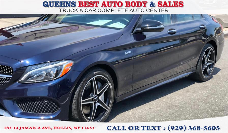 2017 Mercedes-Benz C-Class AMG C 43 4MATIC Sedan, available for sale in Hollis, New York | Queens Best Auto Body / Sales. Hollis, New York 2017 Mercedes-Benz C-Class AMG C 43 4MATIC Sedan, available for sale in Hollis, New York | Queens Best Auto Body / Sales. Hollis, New York