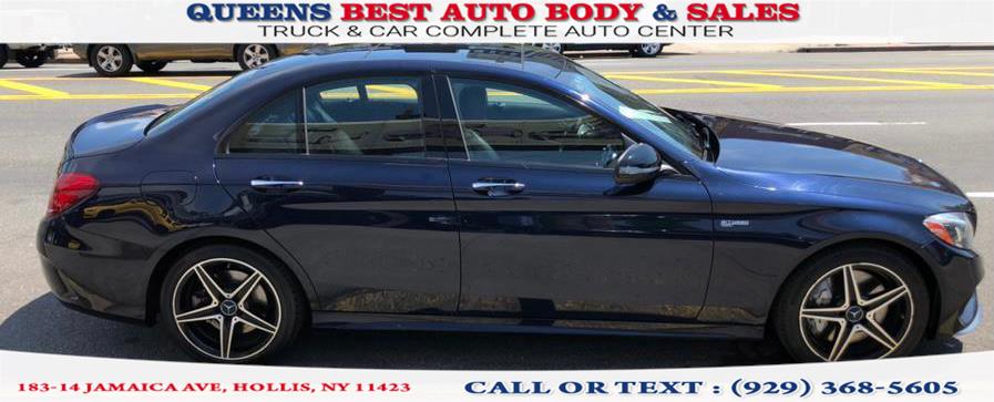2017 Mercedes-Benz C-Class AMG C 43 4MATIC Sedan, available for sale in Hollis, New York | Queens Best Auto Body / Sales. Hollis, New York 2017 Mercedes-Benz C-Class AMG C 43 4MATIC Sedan, available for sale in Hollis, New York | Queens Best Auto Body / Sales. Hollis, New York