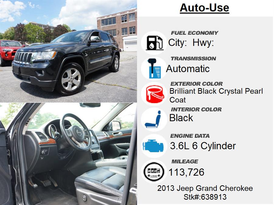 Used Jeep Grand Cherokee Limited 2013 | Autouse. Andover, Massachusetts Used Jeep Grand Cherokee Limited 2013 | Autouse. Andover, Massachusetts