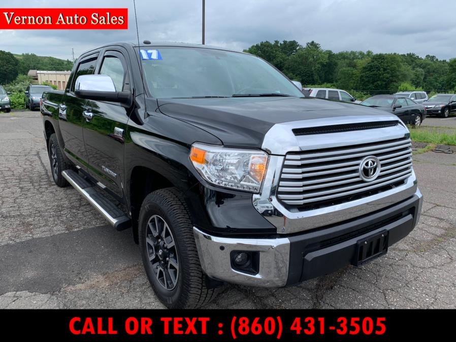 Used Toyota Tundra 4WD Limited CrewMax 5.5'' Bed 5.7L (Natl) 2017 | Vernon Auto Sale & Service. Manchester, Connecticut Used Toyota Tundra 4WD Limited CrewMax 5.5'' Bed 5.7L (Natl) 2017 | Vernon Auto Sale & Service. Manchester, Connecticut