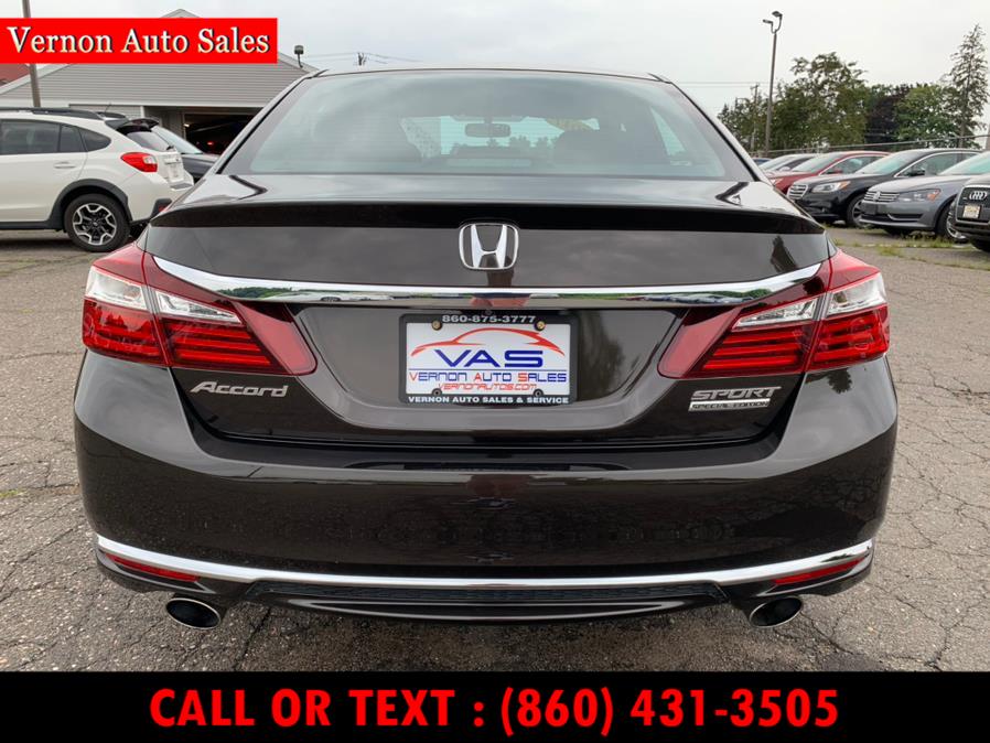 Used Honda Accord Sedan Sport SE CVT 2017 | Vernon Auto Sale & Service. Manchester, Connecticut Used Honda Accord Sedan Sport SE CVT 2017 | Vernon Auto Sale & Service. Manchester, Connecticut