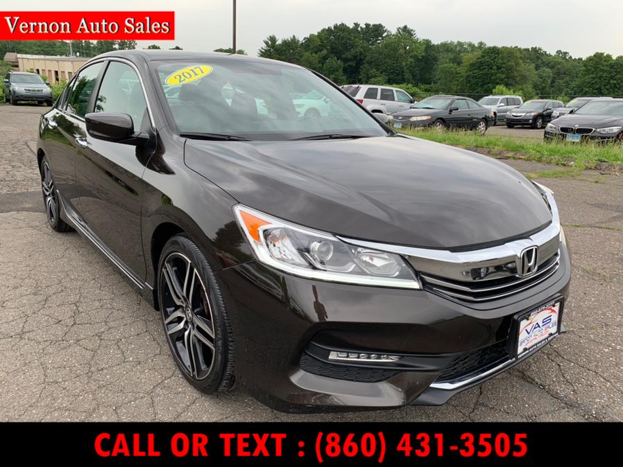 Used Honda Accord Sedan Sport SE CVT 2017 | Vernon Auto Sale & Service. Manchester, Connecticut Used Honda Accord Sedan Sport SE CVT 2017 | Vernon Auto Sale & Service. Manchester, Connecticut